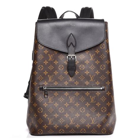 LOUIS VUITTON Monogram Macassar Palk Backpack